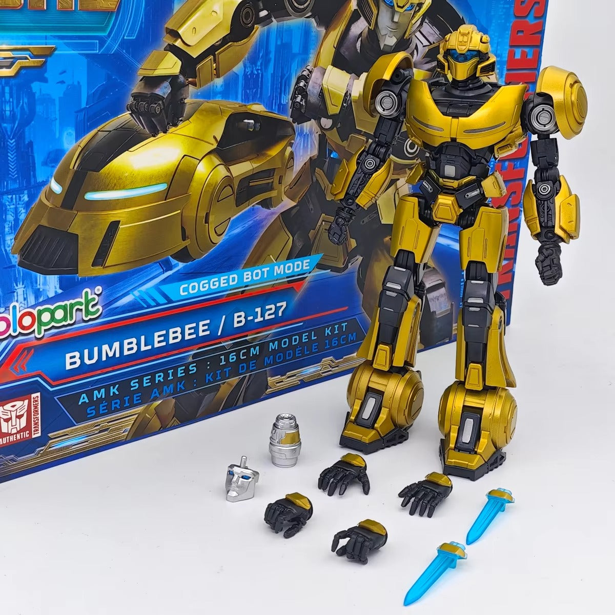 YOLOPARK Transformers One Bumblebee Cogged Mode Action Figure,6.3 Inch