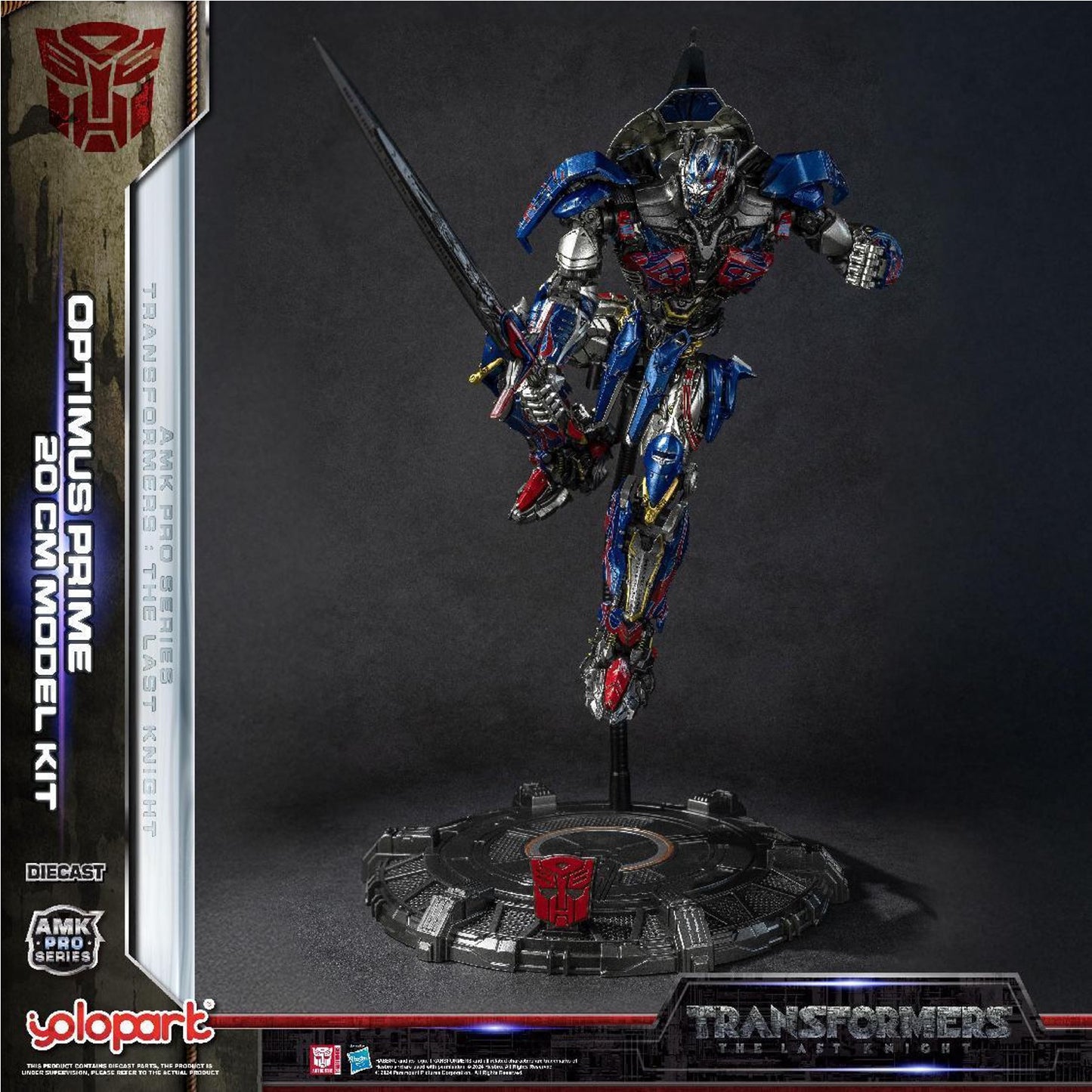 YOLOPARK The Last Knight AMK PRO Series 20cm Optimus Prime