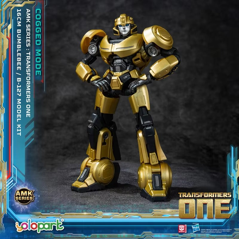 YOLOPARK Transformers One Bumblebee Cogged Mode Action Figure,6.3 Inch