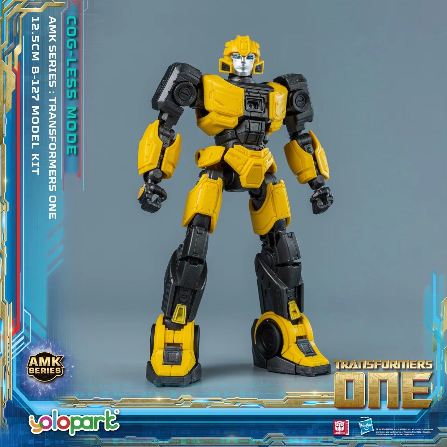 YOLOPARK Transformers One Bumblebee Cog-less Mode,4.92 Inch