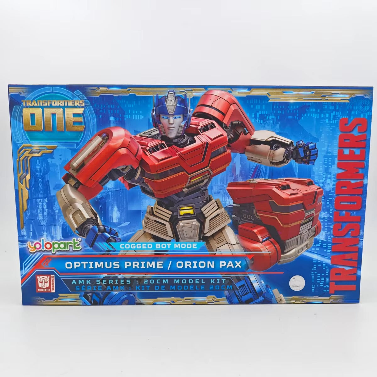 YOLOPARK Transformers Optimus Prime Cogged Mode,7.87 Inch