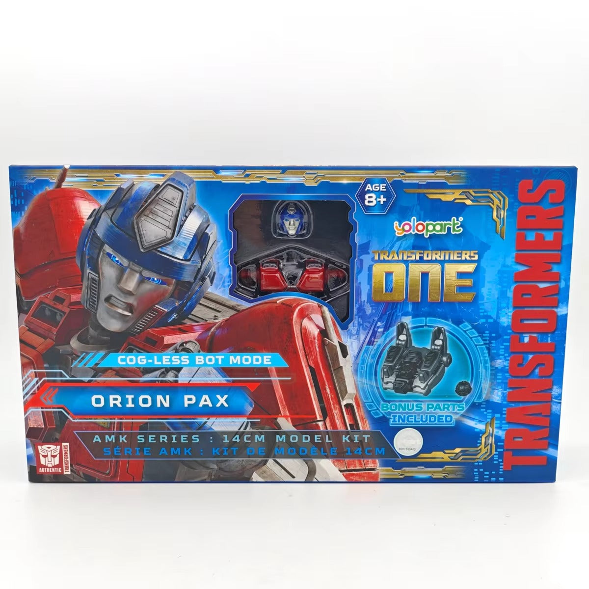 YOLOPARK Transformers One Optimus Prime Cog-less Mode,5.51 Inch