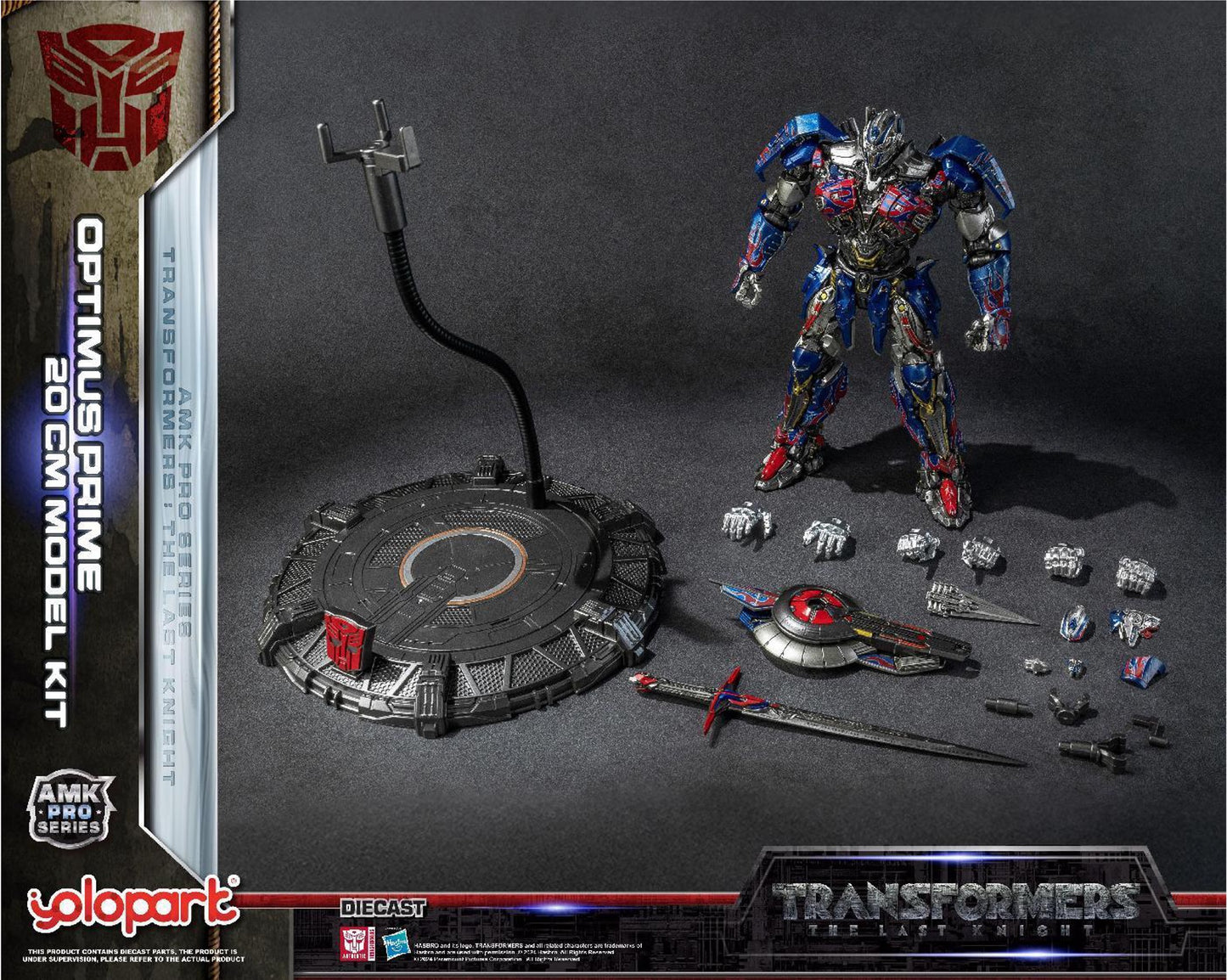 YOLOPARK The Last Knight AMK PRO Series 20cm Optimus Prime